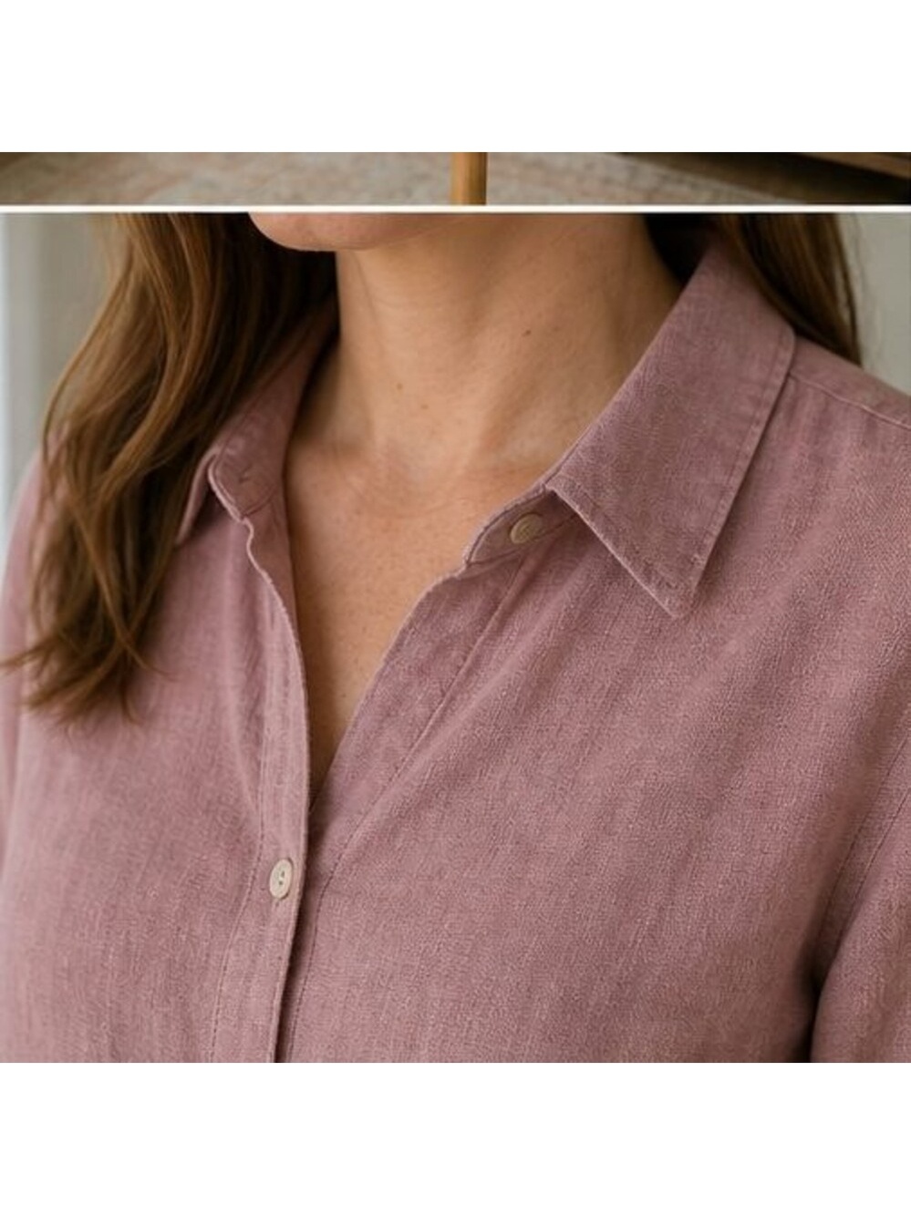 Rust Peplum Top - Picture 4 of 6